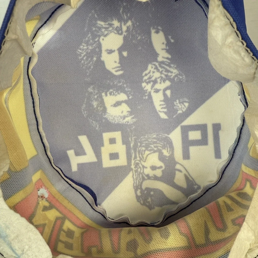 Rare Vintage 1984 Van Halen Tour Painter Hat Cap, Flex Fitted With Band & Cherub